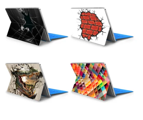 Skin Per Laptop Per Microsoft Surface Pro 7 4 Pro 5 Cover Posteriore Colorata Adesivi In Vinile Antipolvere In Pvc Per Surface Pro 6 Skin