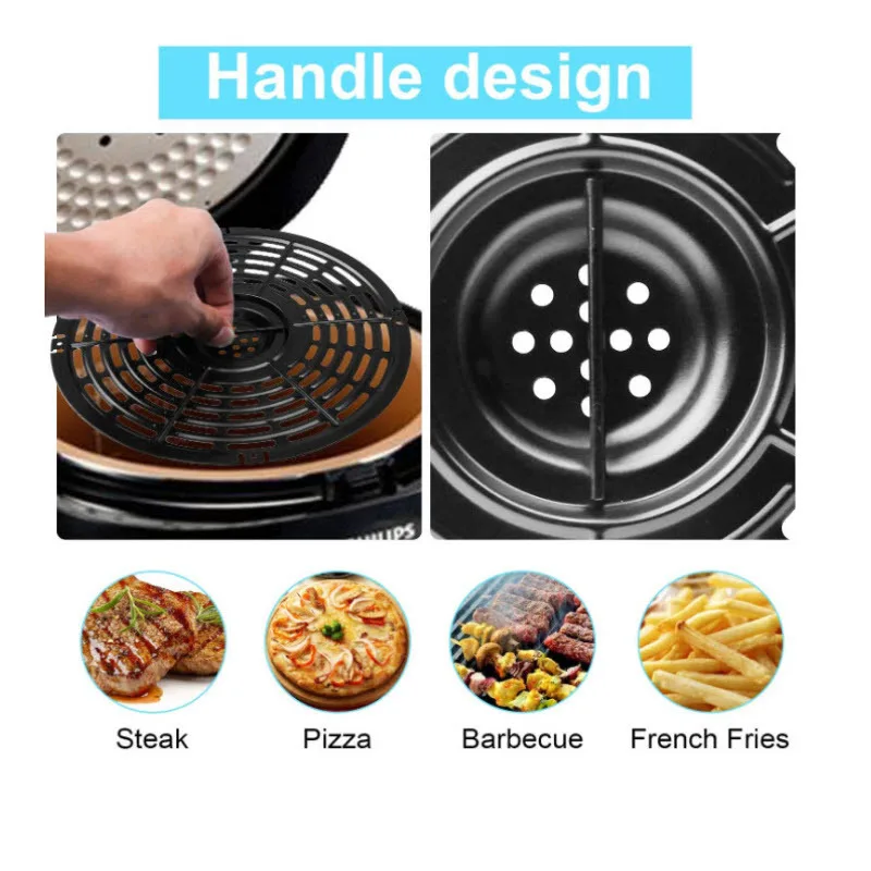 For 5QT Air Fryer Pan Air Fryer Replacement Parts,Air Accessories Frying Plate Steaming Plate, Grill Plate