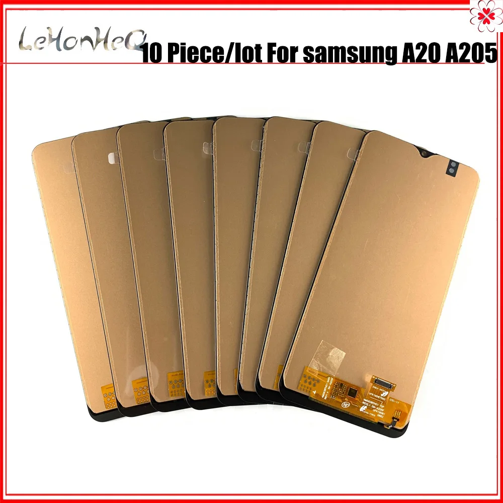 Партия ЖК дисплей оптом 10 шт A20 Incell для SAMSUNG Galaxy 2019 A205F A205 сенсорный экран