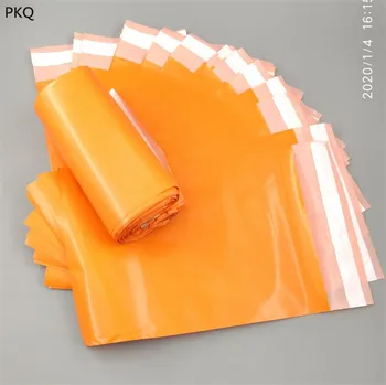 

25pcs 50*70cm/60*80cm Super Large Plastic Shipping Bag Orange Self-Seal Adhesive Storage Bag Newest Poly Courier Bags
