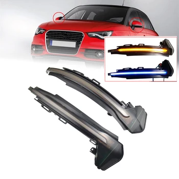 

For Audi A1 8X 2011-2017 LED Dynamic Turn Signal Light Flowing Car Side Wing Rearview Mirror Sequential Indicator Lamp Blinker