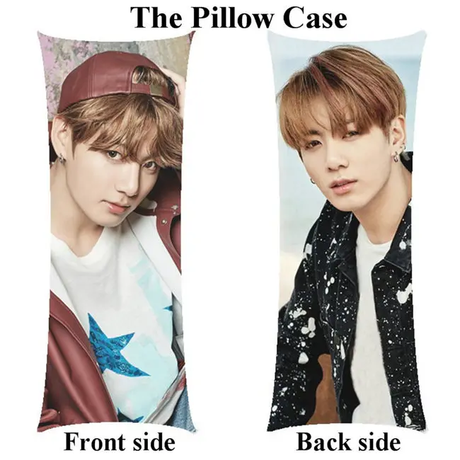 pillowcase Пуленепробиваемый мальчик скауты Jimin V Девушка длинная наволочка jin группа suga Bangtan Boys тело только наволочка - Цвет: pillowcase
