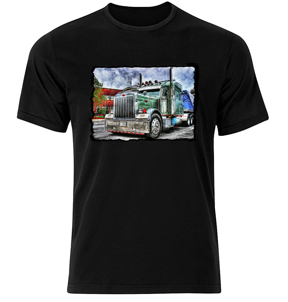 Peterbilt Iii - Graphic Cotton T Shirt Short &amp Long Sleeve Big Tall Tee |