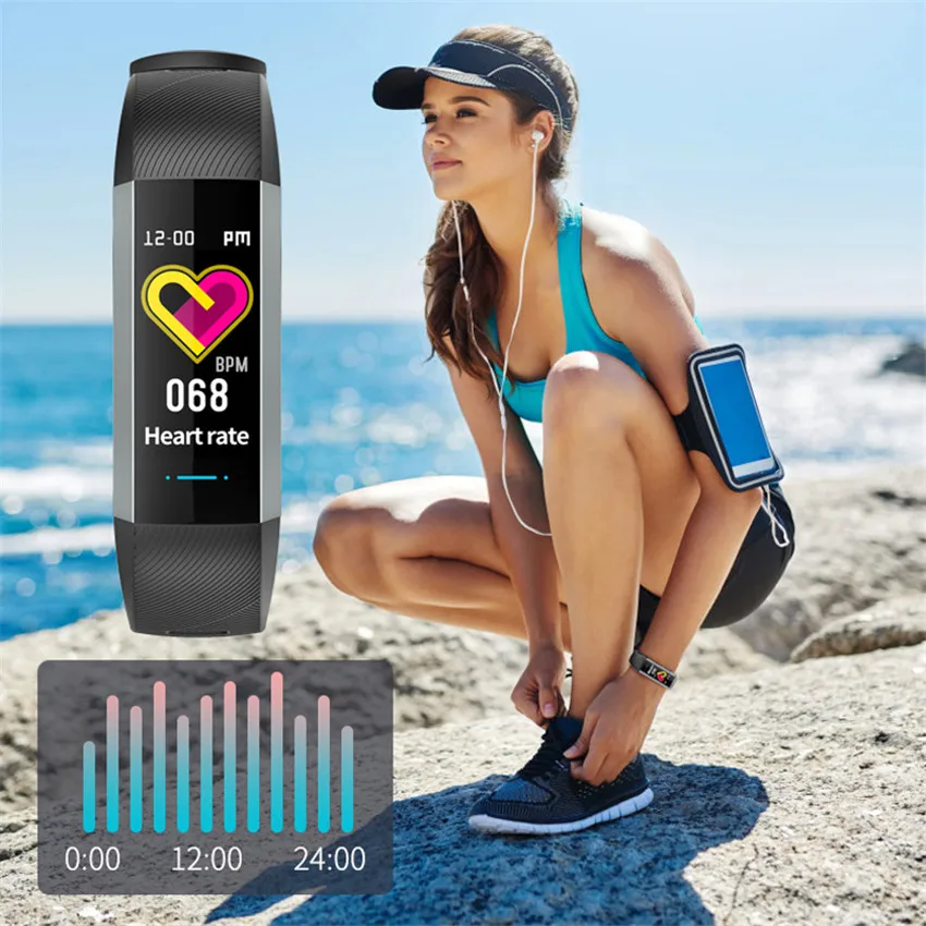 50 букв HR/кровяное давление умные часы для мужчин/женщин/детей APP GPS Smartwatch Apple/Xiaomi/Sony