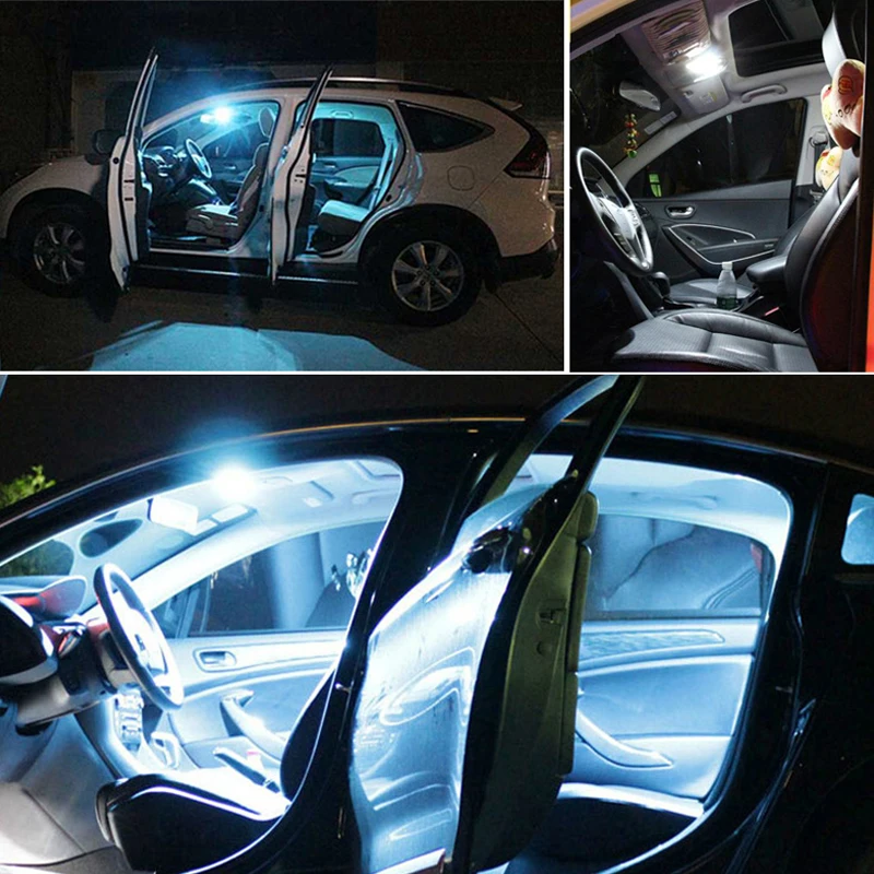 Автомобильный светильник T10 COB 16SMD автомобильная светодиодная панель лампа для