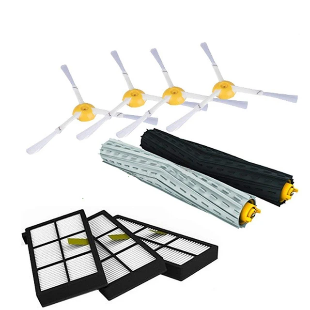 For IRobot Roomba Parts Kit Series 800 860 865 866 870 871 880 885 886 890 900 960 966 980 - Brushes and Filters 13pcs lot