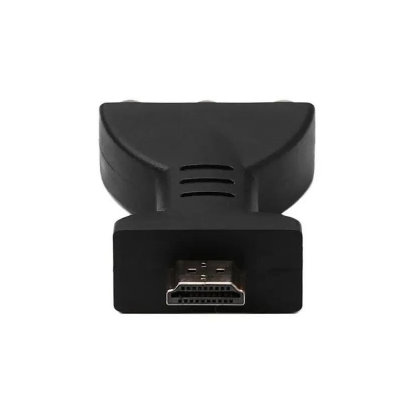 Мини портативный HDMI штекер на 3 RCA видео Аудио Адаптер Plug and play компонент Конвертер