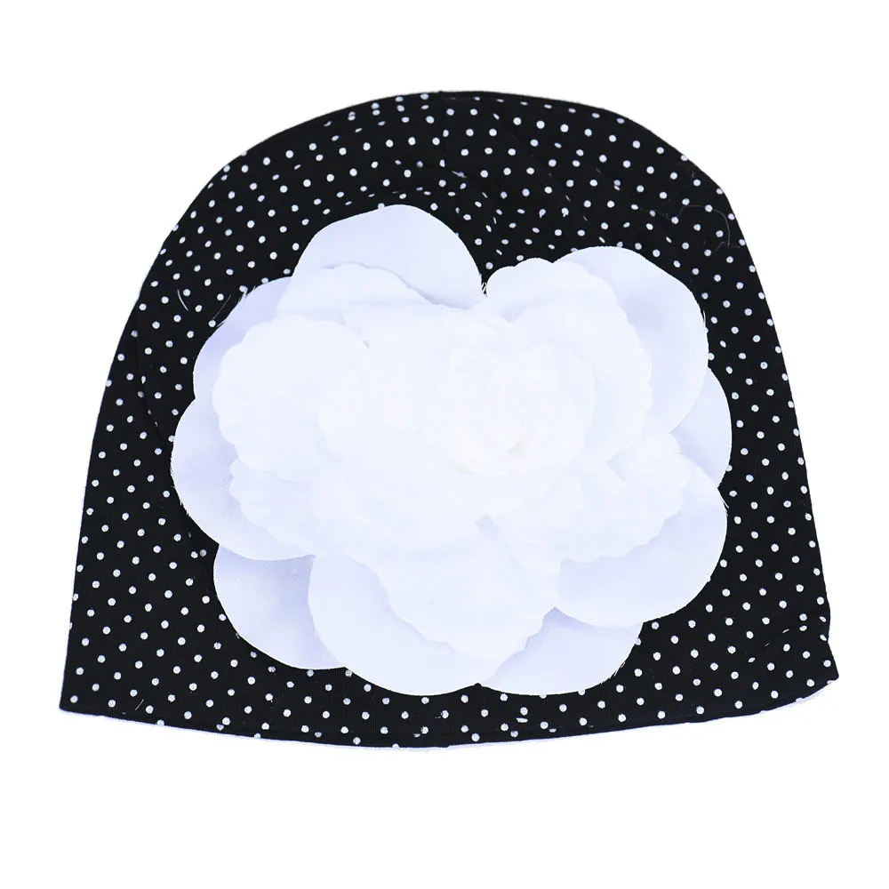 2019 новая стильная модная шапка с цветком для маленьких девочек, детские шапки, шляпа на зиму осень