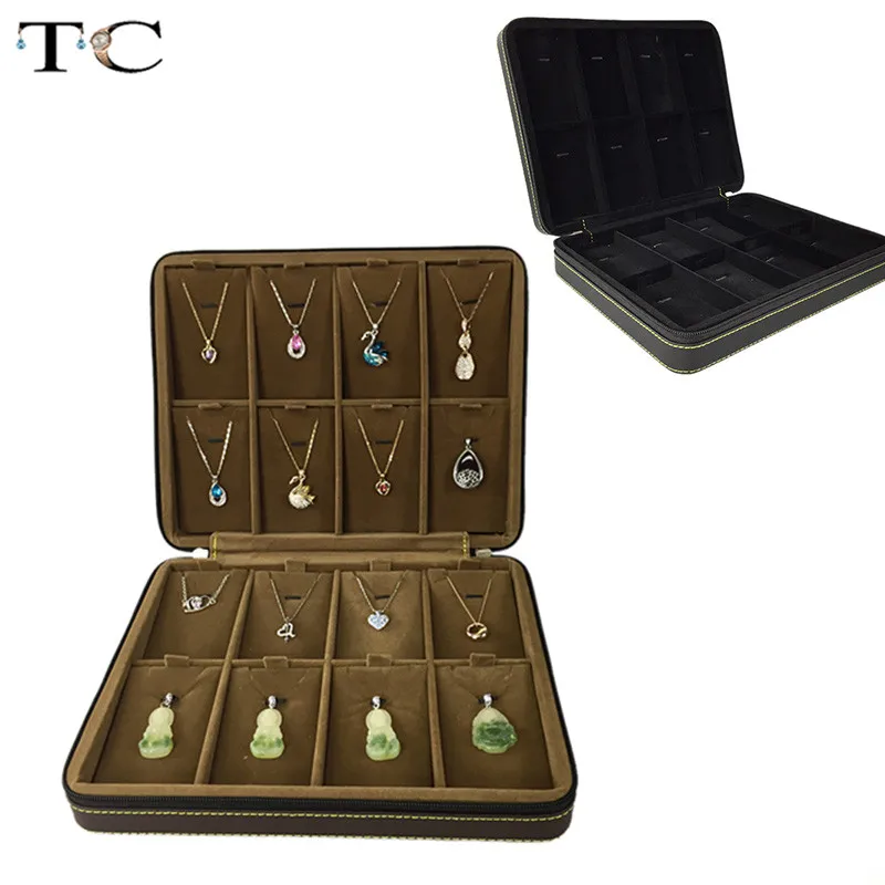 Luxury Velvet Ear Stud Shell Jewelry Box For Earrings/Necklace Case 