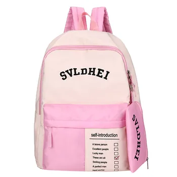 

New High Quality bagpack Women 2019 New Fashion Simple Backpack School Student Bag Casual Backpack Dropshipping mochila