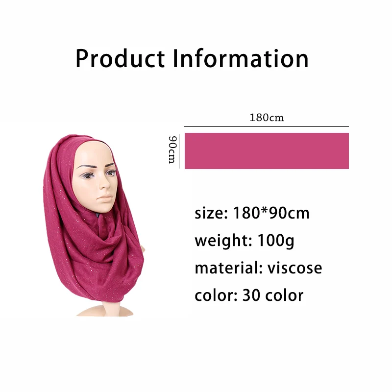 Sciarpa Albero Argento Glter Donna Lusso TR Cotone Luccichio Hijab Sciarpe Scialle Lucide Di Grandi Dimensioni Hijab Musulmano Foulard Islamico - Foto 9
