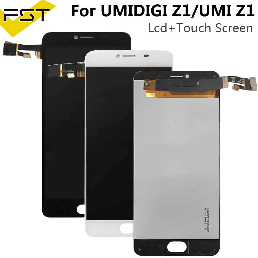 Черный/белый для Umidigi Z1/UMI Z1 ЖК-дисплей+ сенсорный экран протестированный ЖК-дигитайзер стеклянная панель Замена+ Инструменты+ клей