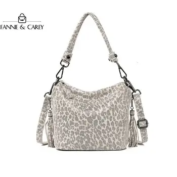 

2020 Genuine Leather Luxury Handbags Women Bags Designer Leopard Print Designer Handbag Quality Lady Crossbody Bag With Chain