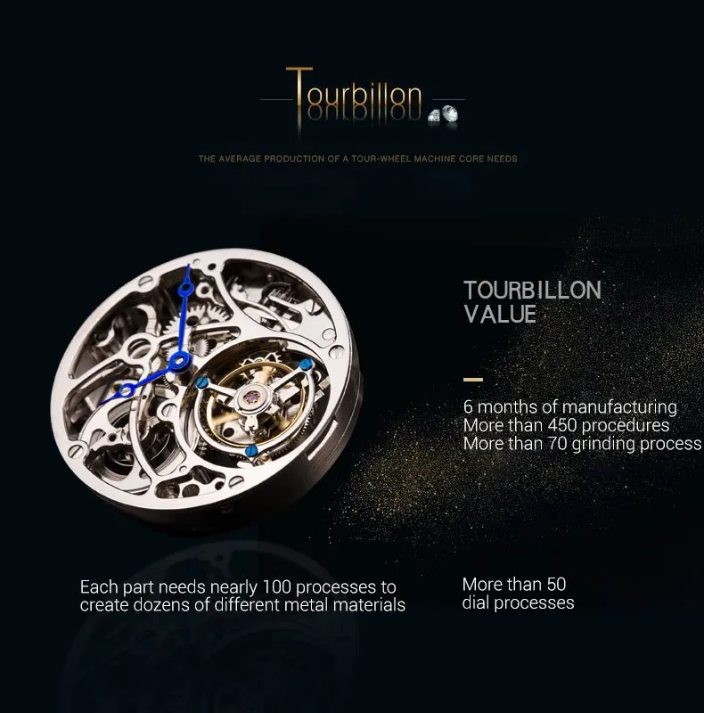 Оригинальные часы с настоящим Tourbillon, мужские сапфировые часы с полностью кристальным бриллиантовым циферблатом, женские механические наручные часы, мужские светящиеся часы