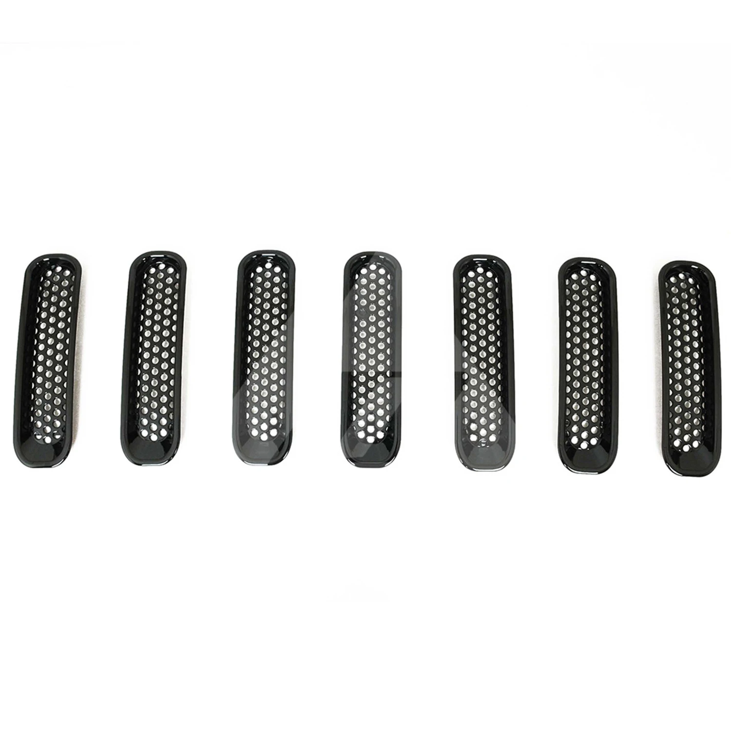 for 2007 2008 2009 2010 2011 2012 2013 Jeep Wrangler Black ABS Round Hole Packaged Grille