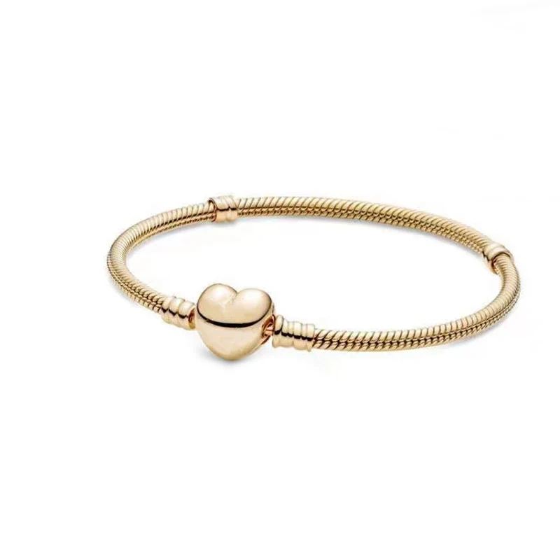 

2021 Mother's Day New Instant Heart Snake Chain Bracelet, Romantic Jewelry For Women's Exquisite And Unique Gifts