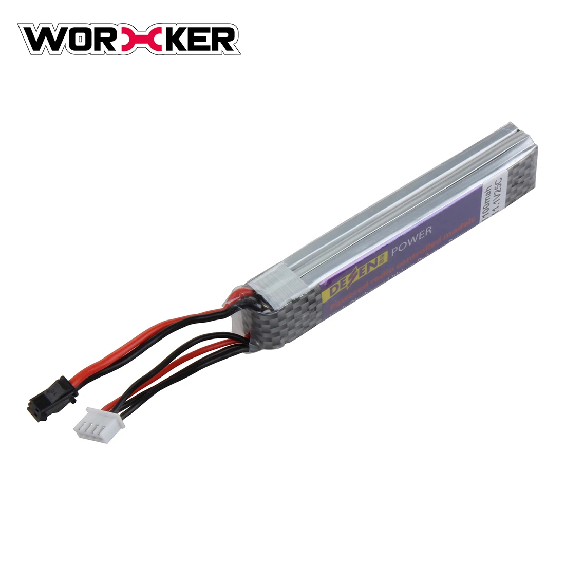 11,1 V 1100mah 25C Литий-ионный аккумулятор для Nerf электронных игрушек бластер-серебристо-белый