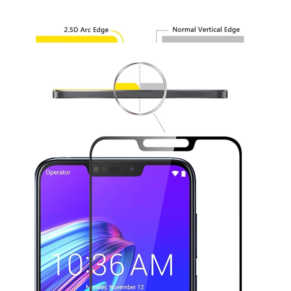 9H полный чехол из закаленного стекла для Asus Zenfone 4 Max ZC554KL ZE554KL Защита экрана ZenFone