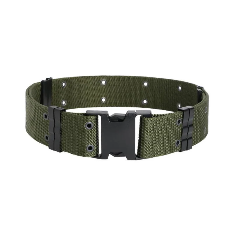 

New Tactical Belts Military Nylon Automatic Buckle Adjustable Belt Army Outdoor Duty Hunting Training Belt Waist Support 125CM