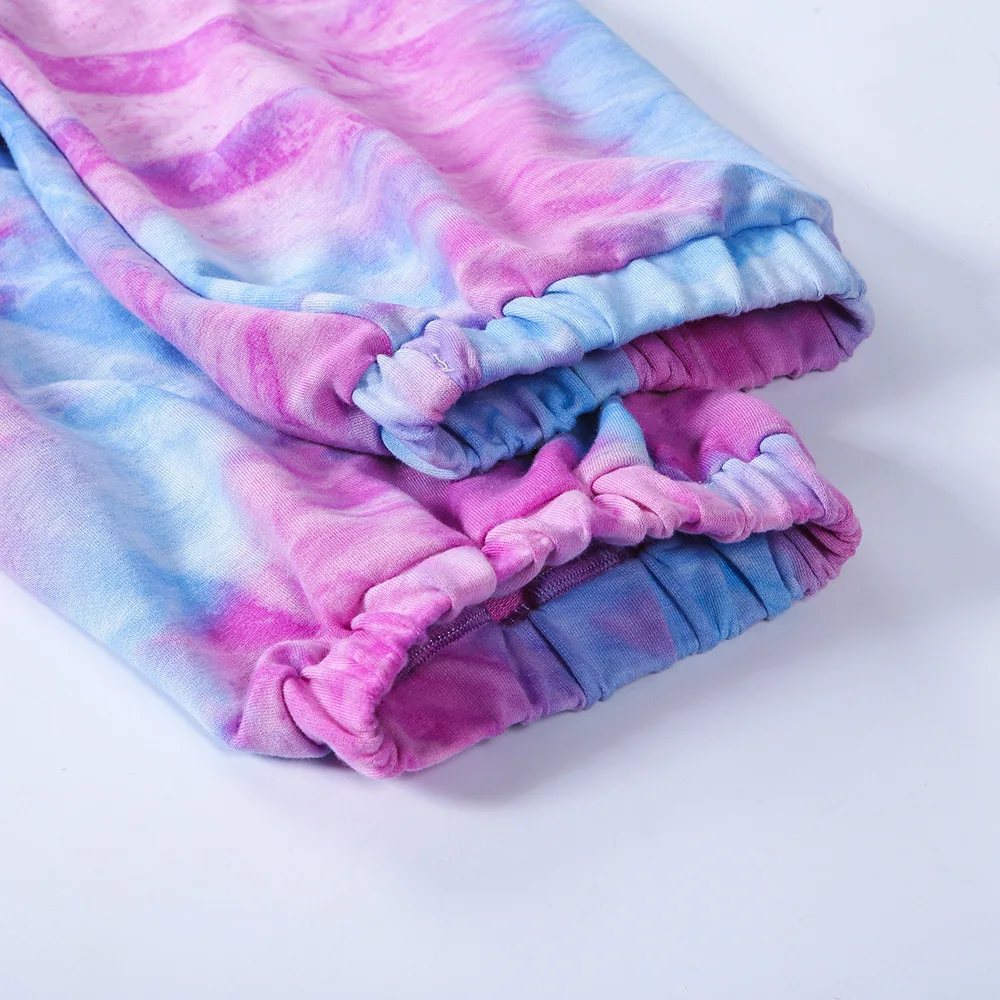 BOOFEENAA Tie Dye модные Беговые брюки в повседневном стиле женские уличные спортивные штаны с высокой талией женские брюки осень-зима C54-AE11