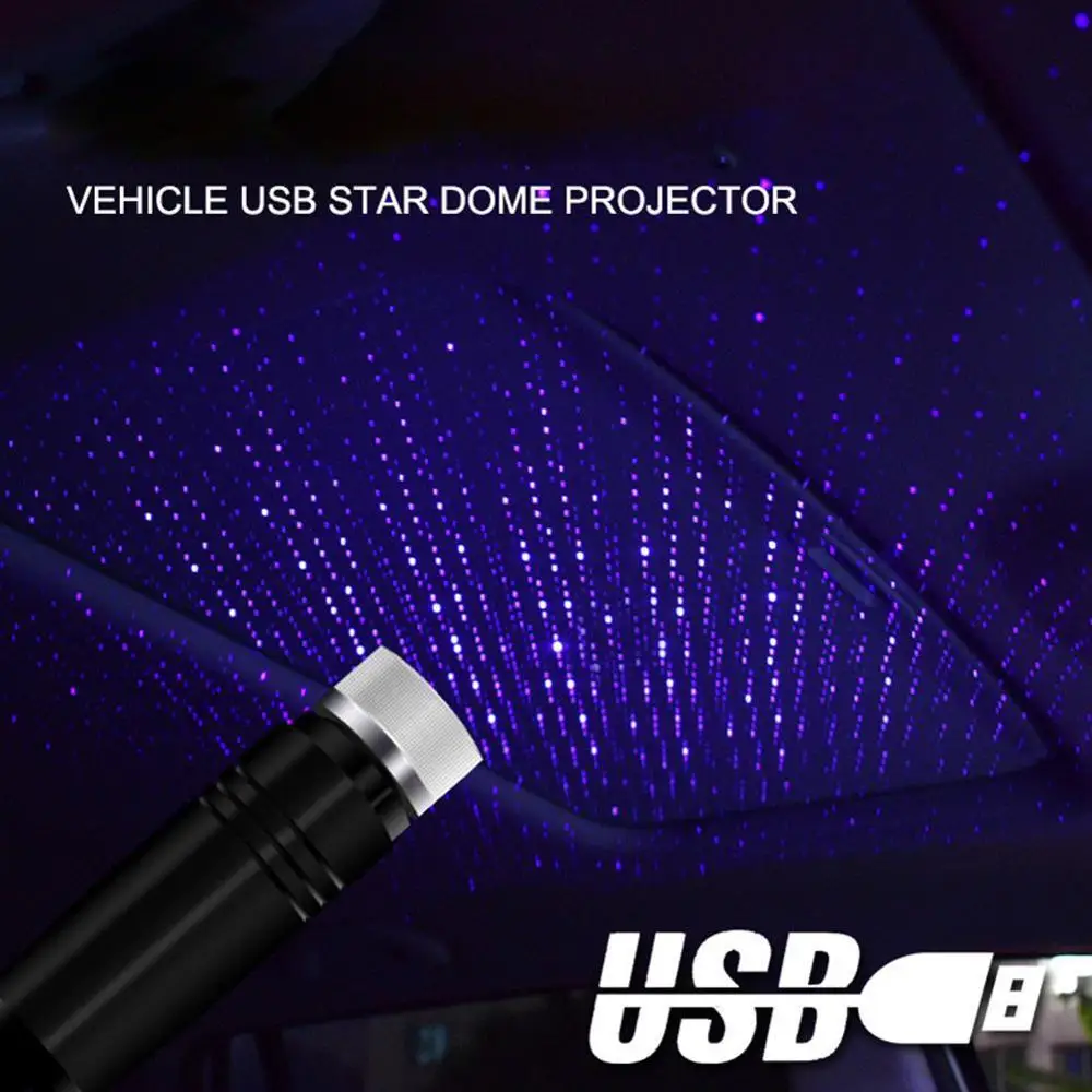 Миниатюрный светодиодный ночник на крышу автомобиля декоративная лампа с USB