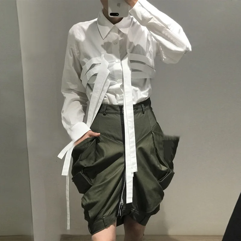 Pierro Rouge Shirt Blouses Women Summer Autumn