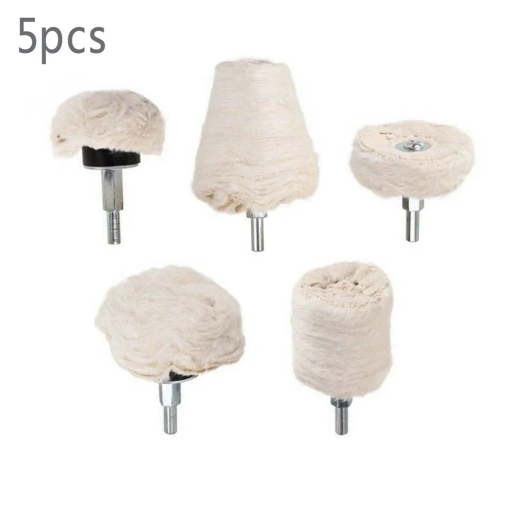 5 шт. полировальная Полировочная Подушка Швабра колесная дрель набор для коллектора алюминиевая нержавеющая Новое поступление полированная Швабра колеса