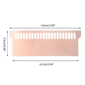 

2Pcs Copper Notebook Gaming Laptop Memory Heatsink Cooling Vest 0.5mm Radiator DXAC