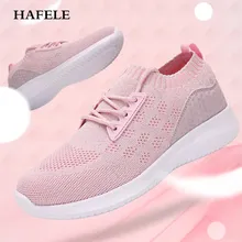 Лидер продаж; спортивная обувь; женская повседневная обувь для улицы; тканевые кроссовки на толстой подошве; Прогулочные кроссовки; дышащий светильник