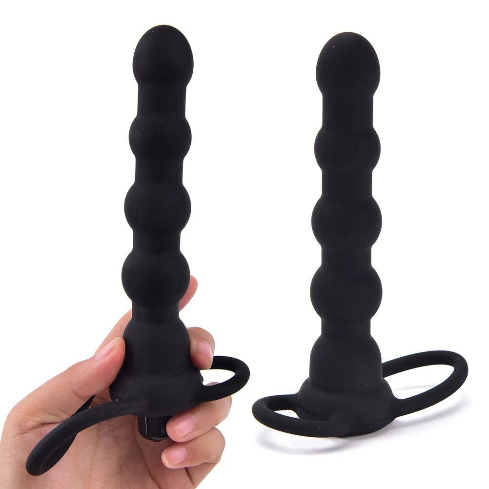 Vibrators For Women Double Penetration Strapon Dildo Vibrator Anal Plug Strap On Intimate Sex Products Toys | Красота и здоровье