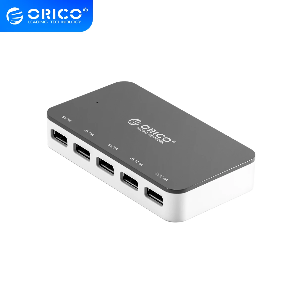 ORICO 5 Ports USB Charger Desktop Charging Station for iPhone Samsung