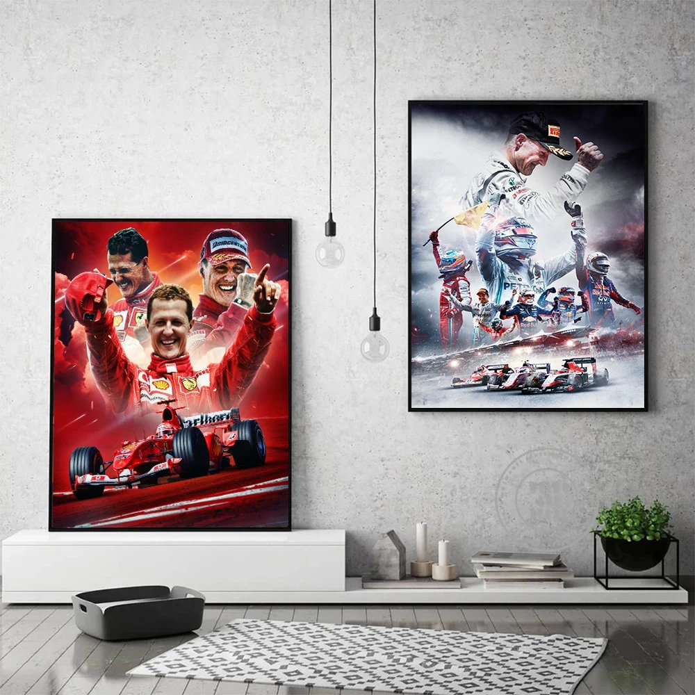 F2000 F1 ミハイル シユーマッハー ポスターパネル ヴィンテージ 3月中旬入荷予定】Automobilist | Michael SCHUMACHER x Ferrari
