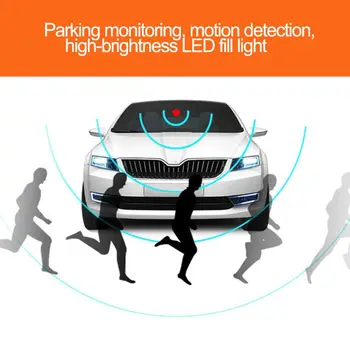 

Dual Lens Car DVR Image 1080P Hidden Wide Angle Dash Cam Video Recorder Camera