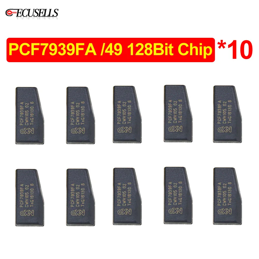 10 шт./лот PCF7939FA/49 128Bit чип HT Pro ID49 128 бит ключ чип Hitag Pro транспондер чип для Ford Explorer Edge для Lincoln