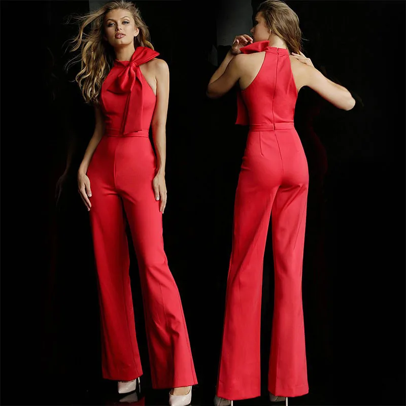 women's-jumpsuit-solid-bow-sleeves-pantsuit-straight-pants-evening-party-dresses-elegant-slim-fit-wedding-playsuit-2021