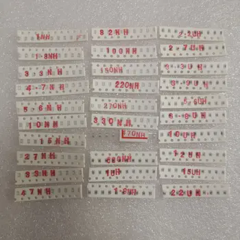 

0805 SMD Inductor, 30valuesX10pcs=300pcs/LOT,1NH-22UH ,Electronic Components Package,Inductor Assorted Ki