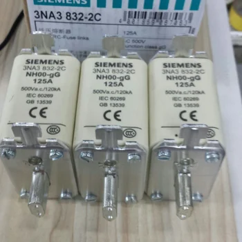 

3pcs/1Box Siemens 3NA3832-2C LV HRC-Fuse 125A 500VAC In Box -New