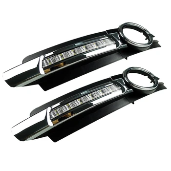 

2Pcs For- A6 05-08 Type LED Daytime Running Light Modified LED Daytime Running Light Front Fog Light