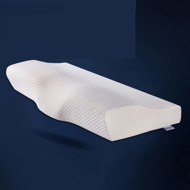 Bellek yastıklar boyun için kelebek şeklinde dinlenmek servikal omurga yavaş şeklini koruyan köpük yastık yetişkin için uyku yastık