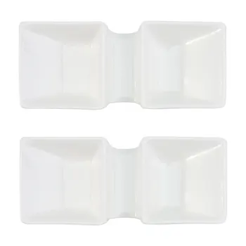 

2pcs Ceramic Durable Creative Practical Sauce Dishes Seasoning Dishes