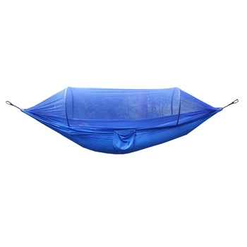 

TOP!-Outdoor Equipment Camping Hammock With Mosquito Nets Hammock Tent Tied With Insect Nets Tear-Resistant Nylon Speed Open