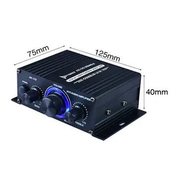  LED AMP Amplificador Home Theater USB TF Card Player 5