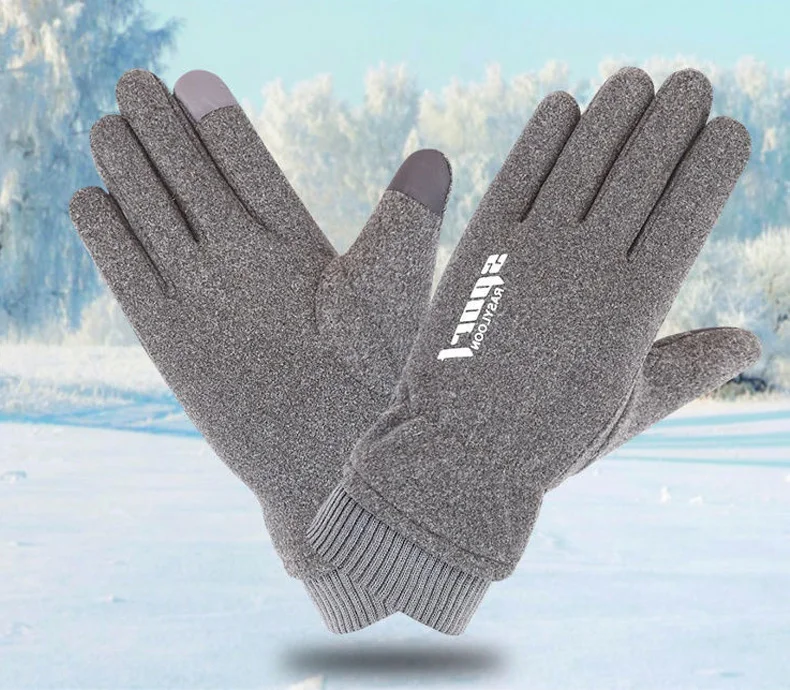 Winter Windproof Men's Gloves Sports Touch Screen Driving Motorcycle Ski Warm Cycling Autumn Male Gloves