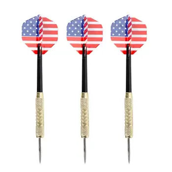 

12pcs/set Darts Needle High-end Professional Game Club Dedicated Wearable Anti-fall Throwing Tip Patterned National Flag Darts