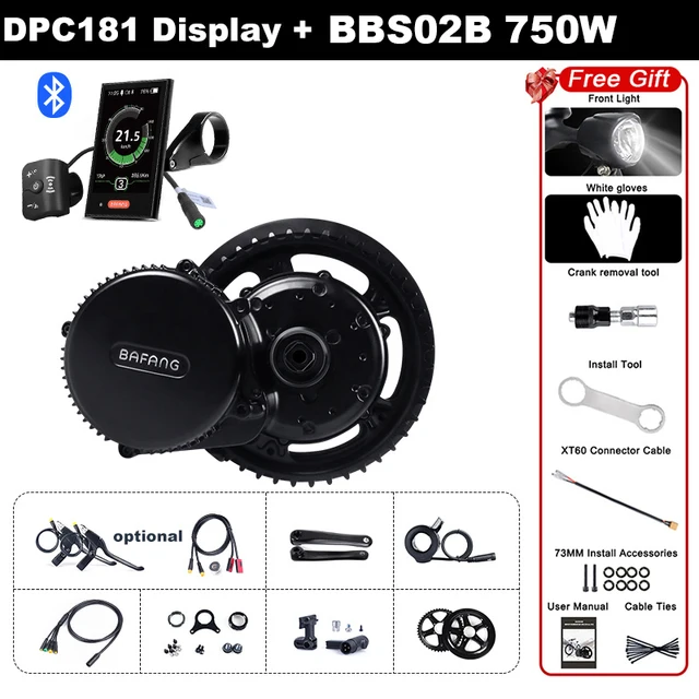 Bafang Bbs02b 48v 750w Mid Drive Motor 