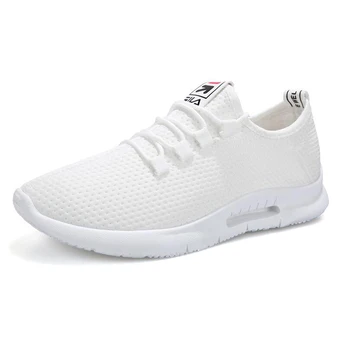 

Man Designer Sneakers Fashion Breathable Sports Casual Shoes Men White Shoes Outdoor Lace Up Jogging Walking Shoes Tenis Hombre