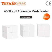 Tenda MW6(Mesh3) Whole Home Mesh Wireless WiFi System with 2.4G/5.0GHz WiFi Wireless Router and Repeater, APP Remote Manage