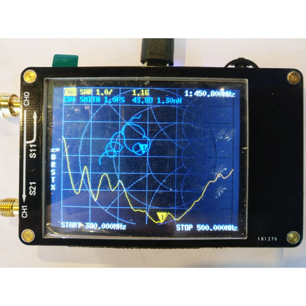 Антенный Анализатор векторный сетевой анализатор Коротковолновая MF HF VHF программное обеспечение для управления ПК