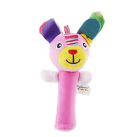 Rabbit Погремушка для новорожденного ребенка, кольцо, колокольчик, игрушка, плюшевое животное, ручные колокольчики, детские игрушки, для раннего развития, мобильный колокольчик, погремушка, подарки - Цвет: Rabbit