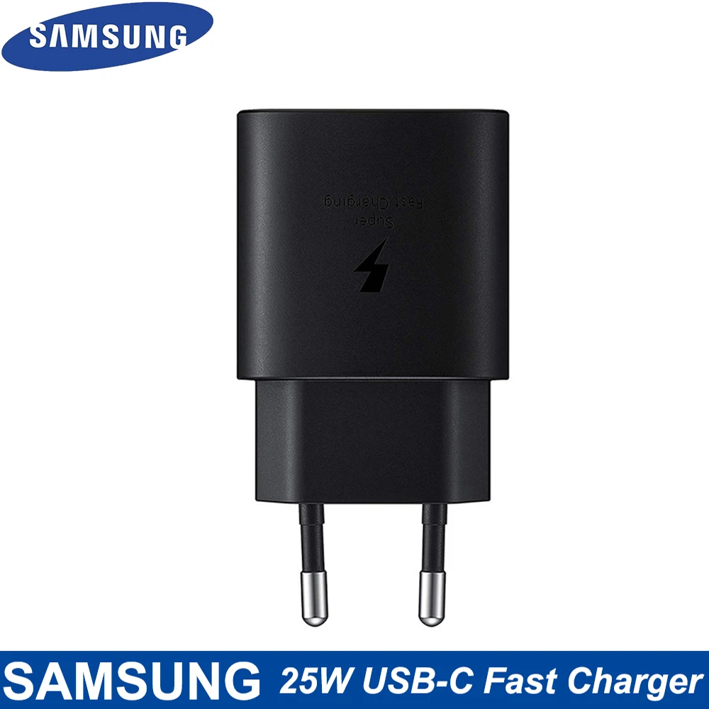 25W Samsung Super Fast Charger EU / UK Dubbele Type C Travel Quick Charging For GALAXY Note10 Note10 Plus Note 20 Ultra EP-TA800